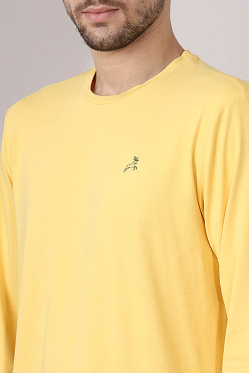Yellow Plain T-Shirt